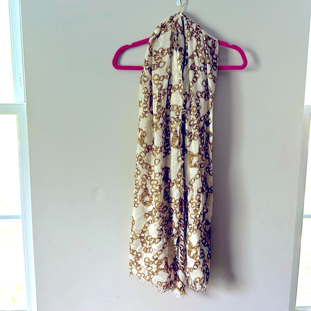 Chain Print Full Size Scarf